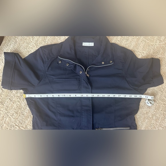 Anatomie Elizabeth Ladies Large Navy Short Sleeve‎ Jacket - Picture 6 of 8